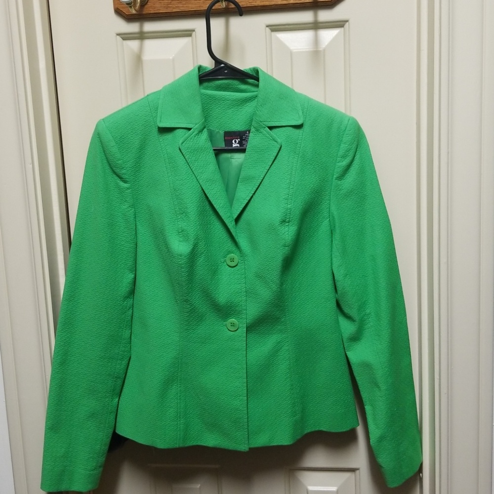 Green blazer